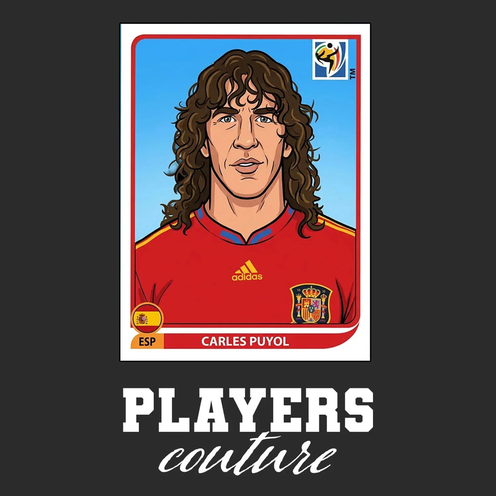 Carles Puyol World Cup Sticker Men's Hoodie – carles puyol black Players Couture design