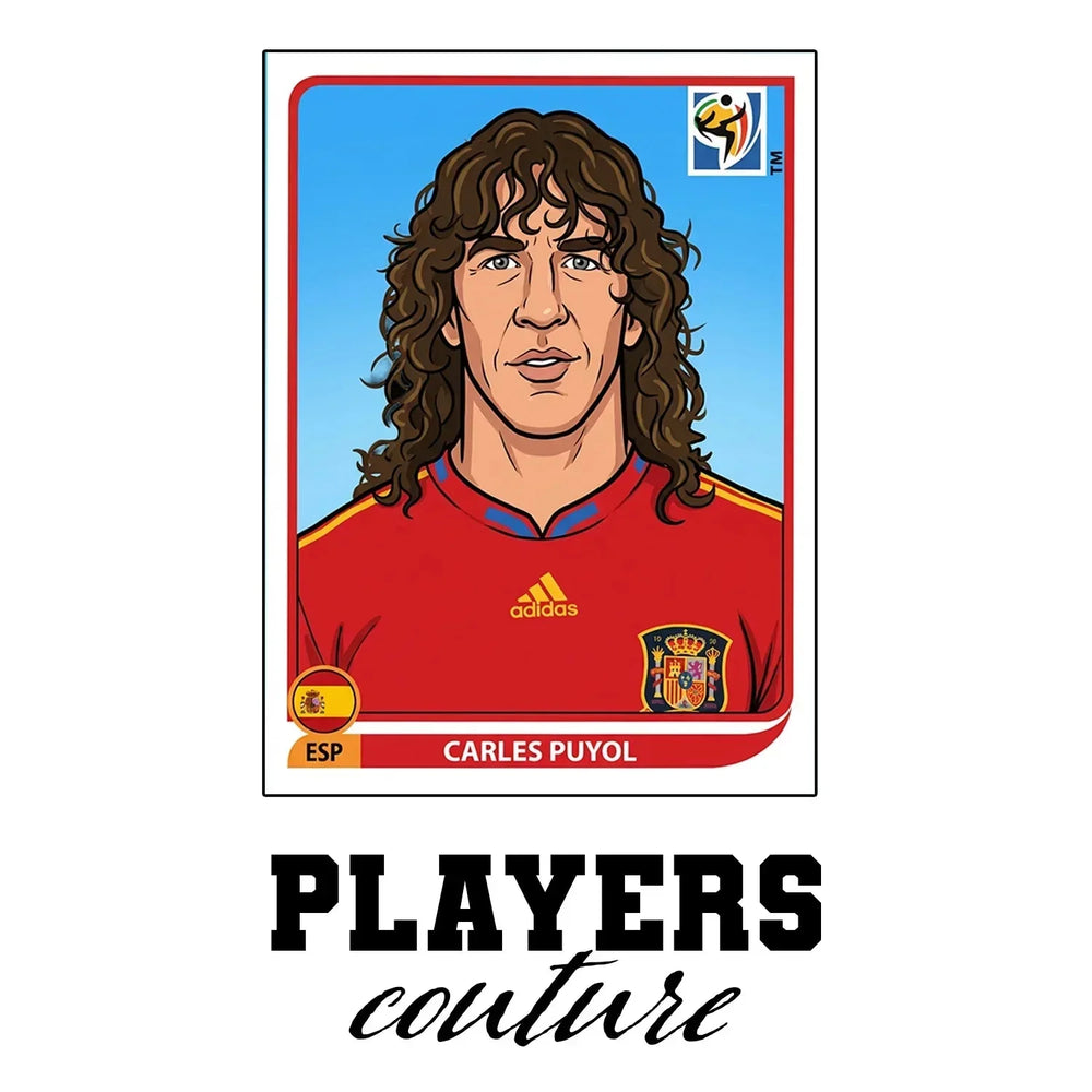 Carles Puyol World Cup Sticker Kids Hoodie – carles puyol white Players Couture design