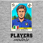 Carlo Ancelotti World Cup Sticker Men's Hoodie – carlo ancelotti grey Players Couture design