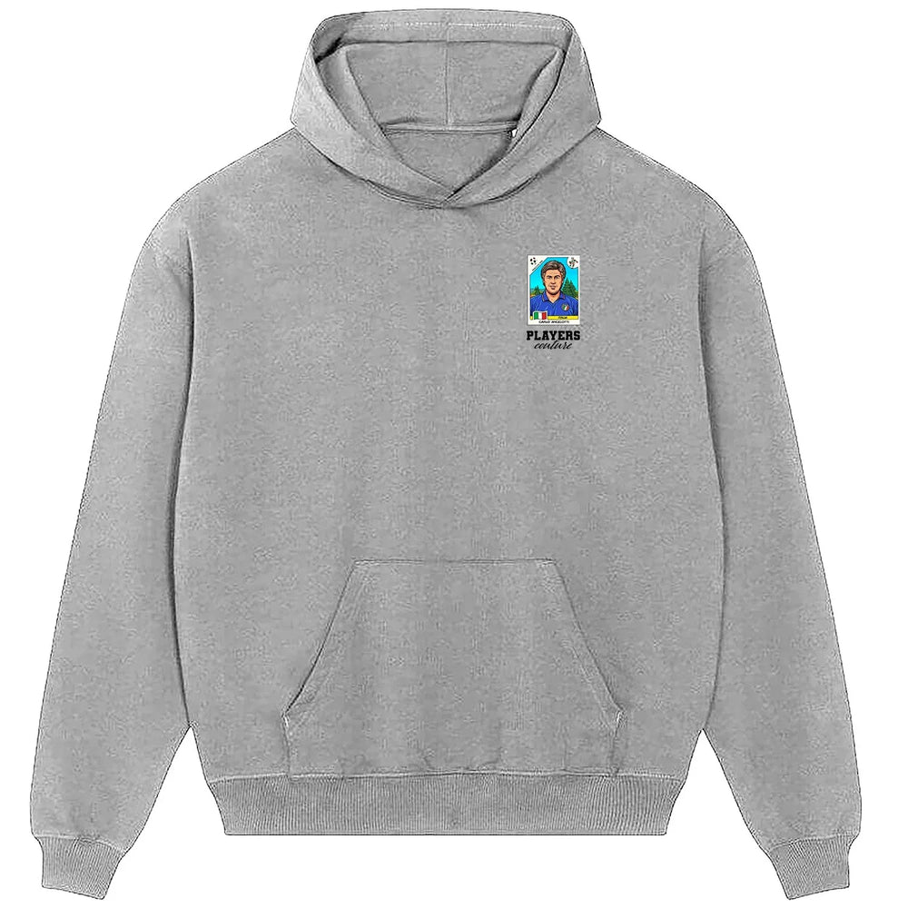 Carlo Ancelotti World Cup Sticker Men's Hoodie – carlo ancelotti sticker mens grey hoodie Players Couture design