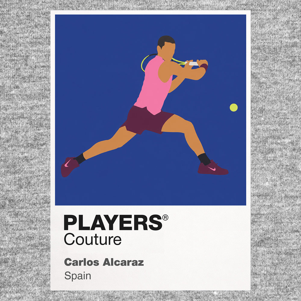 Carlos Alcaraz Tennis Icon Frame Men's T-Shirt