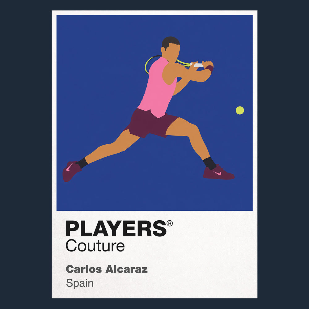 Carlos Alcaraz Tennis Icon Frame Men's T-Shirt