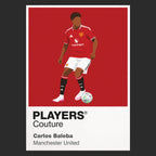 Carlos Baleba Manchester United Icon Frame Men's T-Shirt