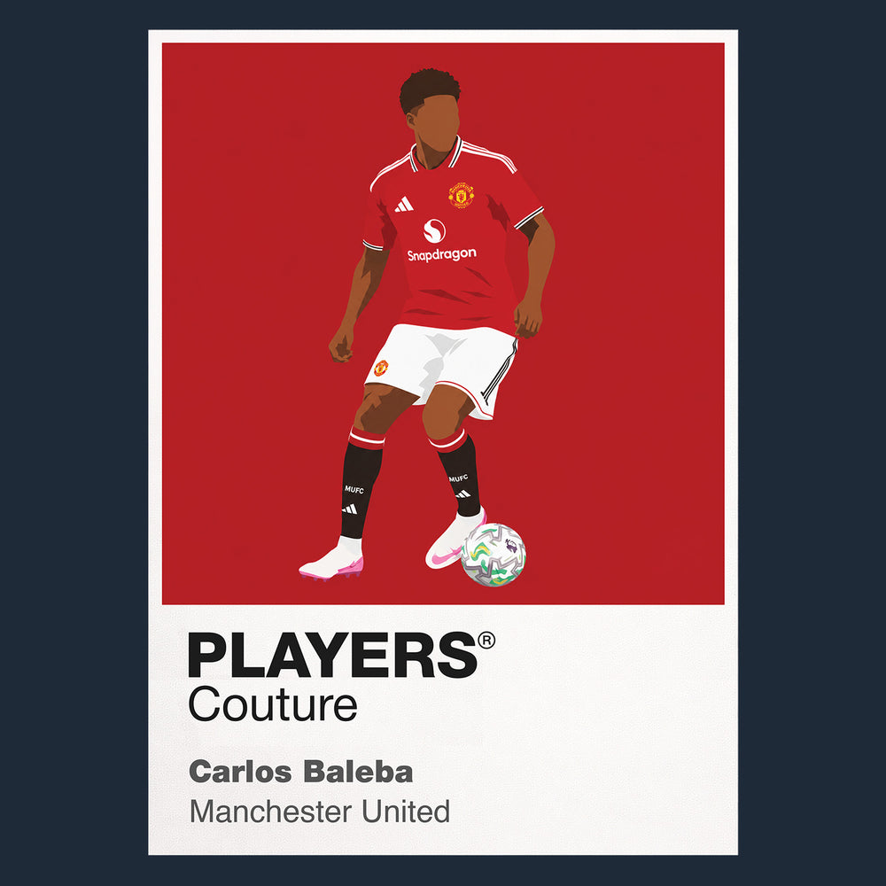 Carlos Baleba Manchester United Icon Frame Men's T-Shirt