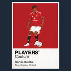 Carlos Baleba Manchester United Icon Frame Men's T-Shirt