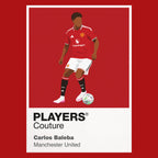 Carlos Baleba Manchester United Icon Frame Men's T-Shirt