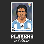 Carlos Tevez World Cup Sticker Men's Hoodie – carlos tevez black Players Couture design