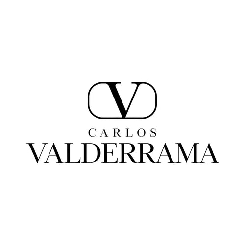 Carlos Valderrama Logo Men's T-Shirt – white close-up detail shot of the Carlos Valderrama Players Couture logo design