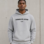carmelita-jeter name-print hoodie - grey