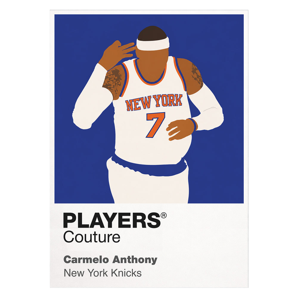 Carmelo Anthony Knicks Basketball Icon Frame - Icon Design