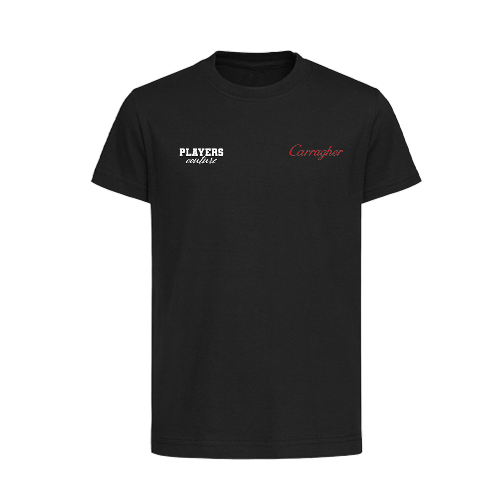 Jamie Carragher Logo Players Couture Kids T-Shirt Black