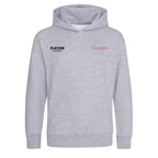 Jamie Carragher hoodie – grey kids' hoodie featuring the Jamie Carragher Players Couture logo