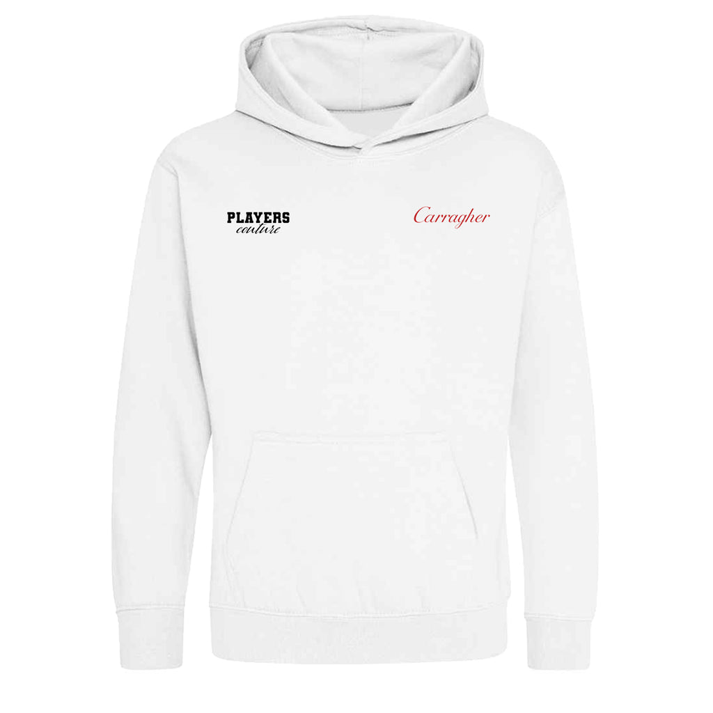 Jamie Carragher Logo Players Couture Kids Hoodie White