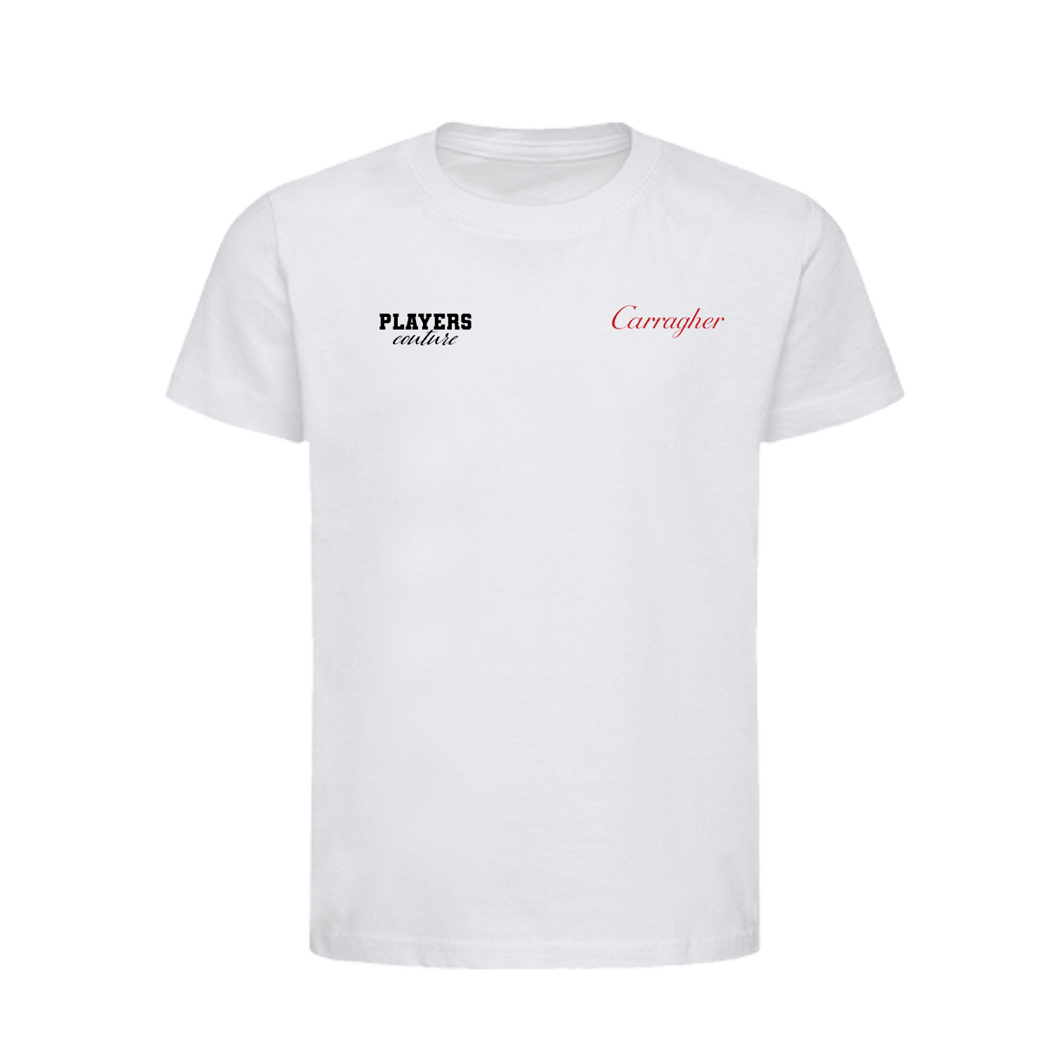 Jamie Carragher Logo Players Couture Kids T-Shirt White