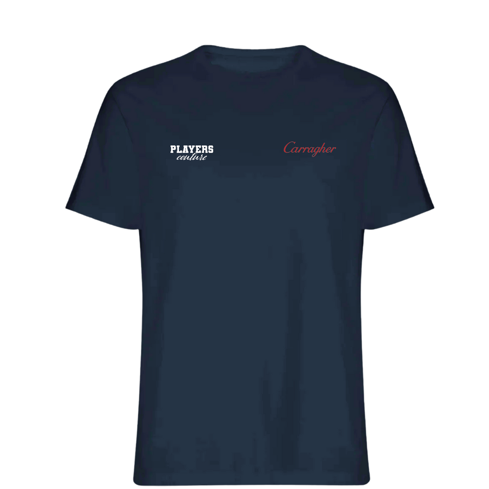 Carragher Logo Players Couture Mens T-Shirt Navy