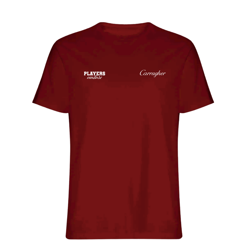 Carragher Logo Players Couture Mens T-Shirt Red