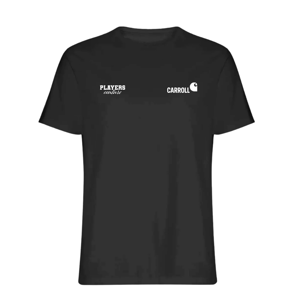 Carroll Logo Players Couture Mens T-Shirt Black
