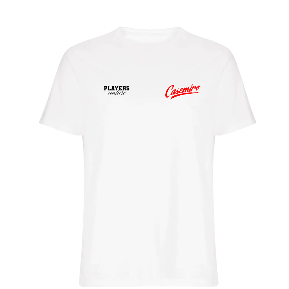 Casemiro Logo Players Couture Mens T-Shirt White
