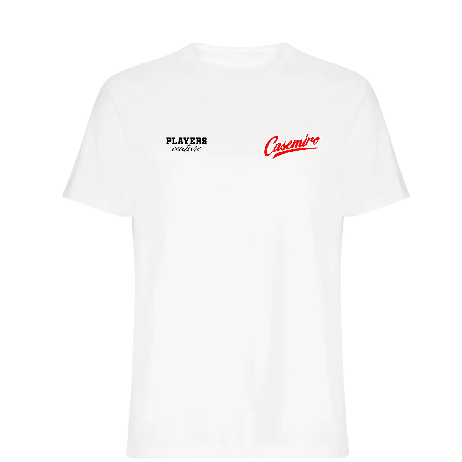 Casemiro Logo Players Couture Mens T-Shirt White