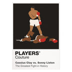 Cassius Clay v Sonny Liston Boxing Icon Frame - Icon Design (View 8)