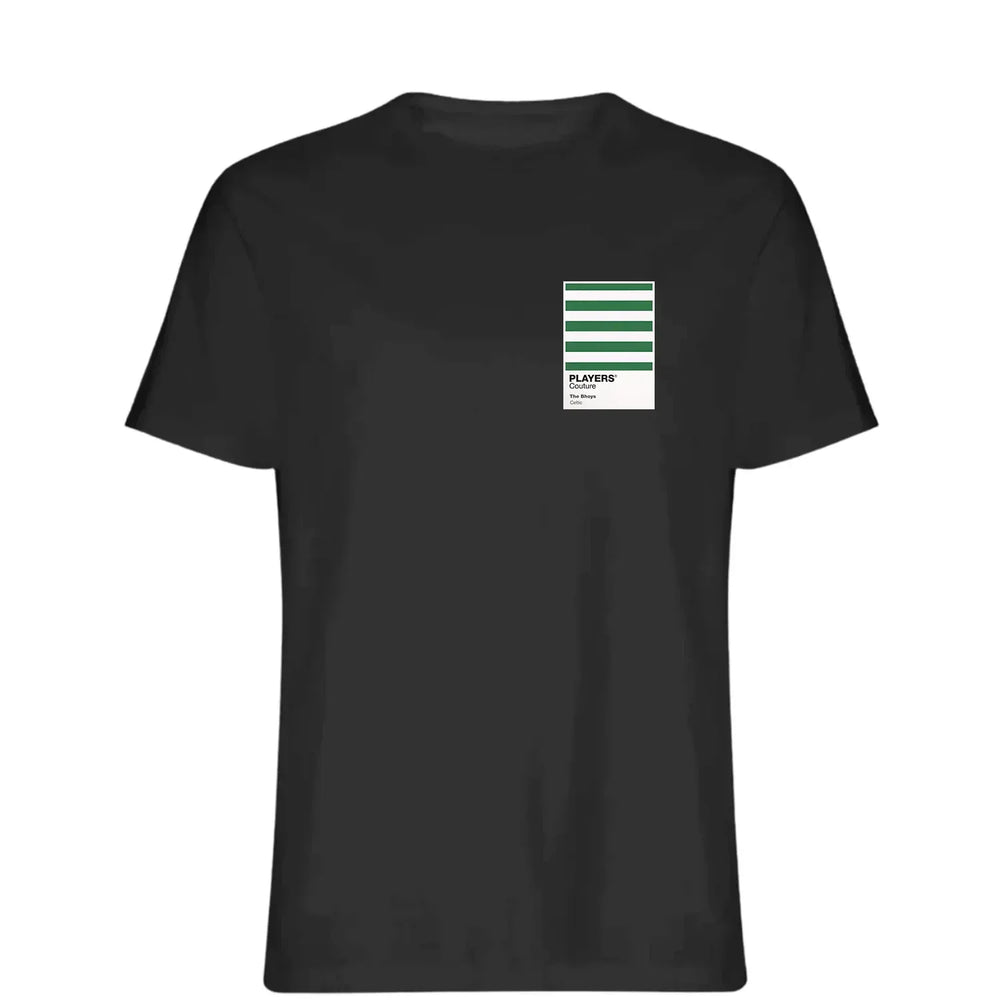Celtic t-shirt – black men's t-shirt featuring the Celtic Players Couture logo