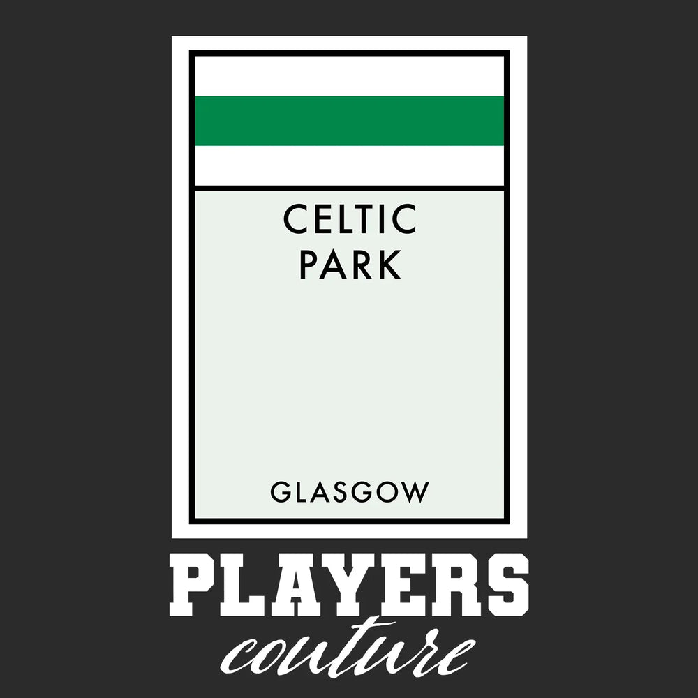 Glasgow Celtic Monopoly Card Players Couture Mens T-Shirt - White / S | Celtic, Football, Men's, Monopoly Card Collection, T-Shirts, Volume 2