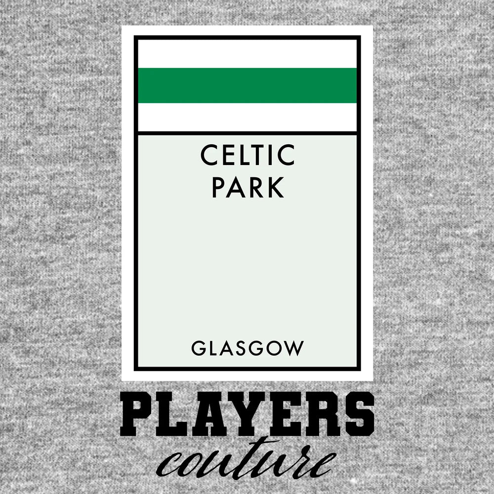Glasgow Celtic Monopoly Card Players Couture Mens T-Shirt - White / S | Celtic, Football, Men's, Monopoly Card Collection, T-Shirts, Volume 2