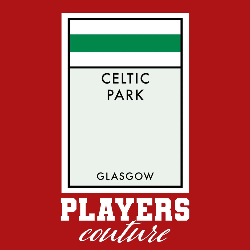 Glasgow Celtic Monopoly Card Players Couture Mens T-Shirt - White / S | Celtic, Football, Men's, Monopoly Card Collection, T-Shirts, Volume 2