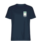Glasgow Celtic Monopoly Card t-shirt – red men's t-shirt with white Glasgow Celtic Monopoly Card letters and Players Couture