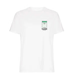 Glasgow Celtic Monopoly Card t-shirt – navy men's t-shirt with white Glasgow Celtic Monopoly Card letters and Players