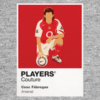Cesc Fàbregas Arsenal grey Icon Frame artwork detail