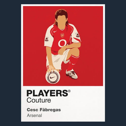 Cesc Fàbregas Arsenal navy Icon Frame artwork detail