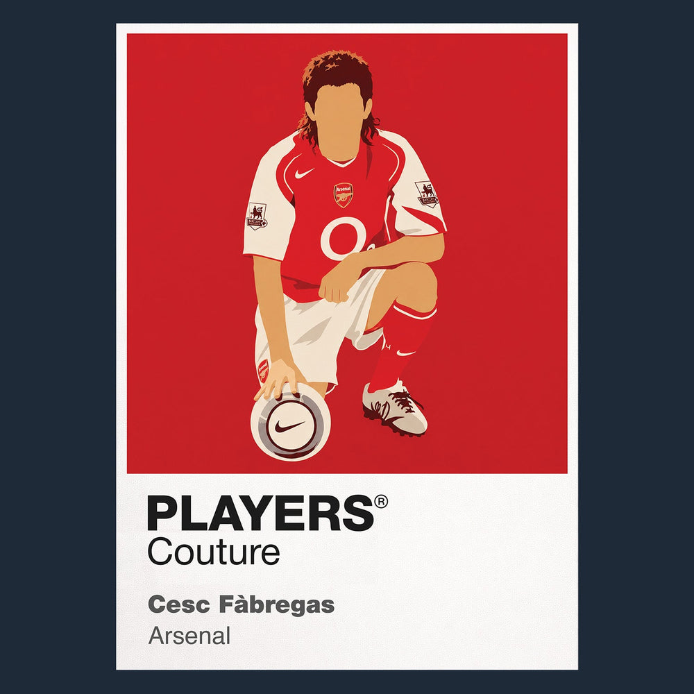 Cesc Fàbregas Arsenal navy Icon Frame artwork detail