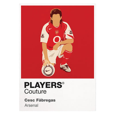 Cesc Fàbregas Arsenal white Icon Frame artwork detail