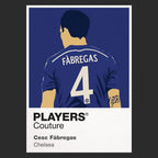 Cesc Fàbregas Chelsea black Icon Frame artwork detail