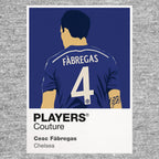 Cesc Fàbregas Chelsea grey Icon Frame artwork detail