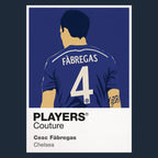 Cesc Fàbregas Chelsea navy Icon Frame artwork detail