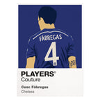 Cesc Fàbregas Chelsea white Icon Frame artwork detail