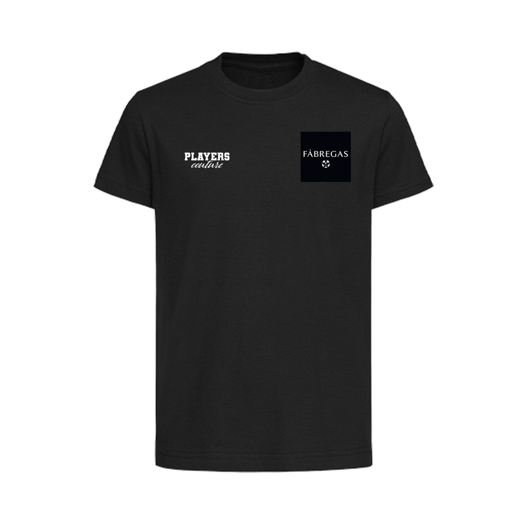 Cesc Fabregas Logo Players Couture Kids T-Shirt Black