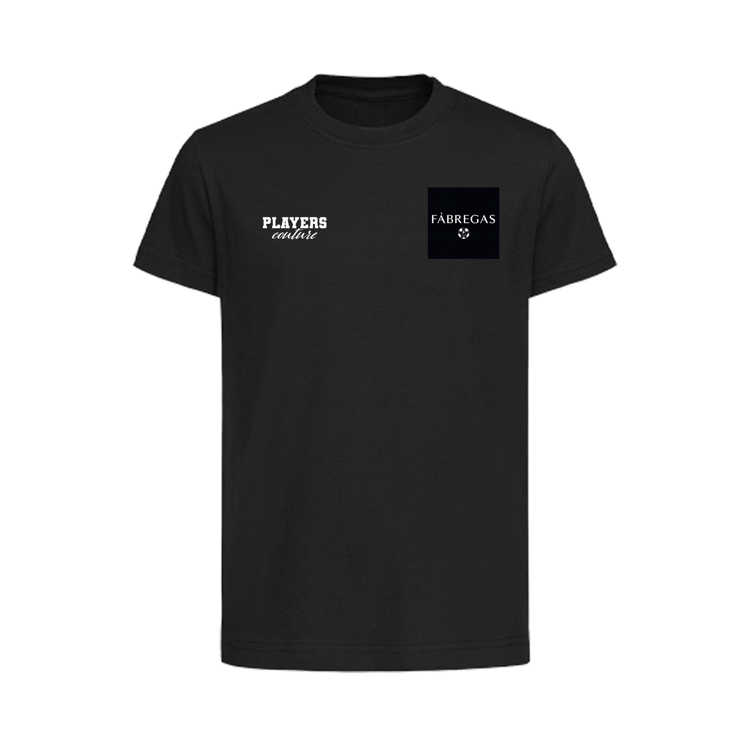 Cesc Fabregas Logo Players Couture Kids T-Shirt Black
