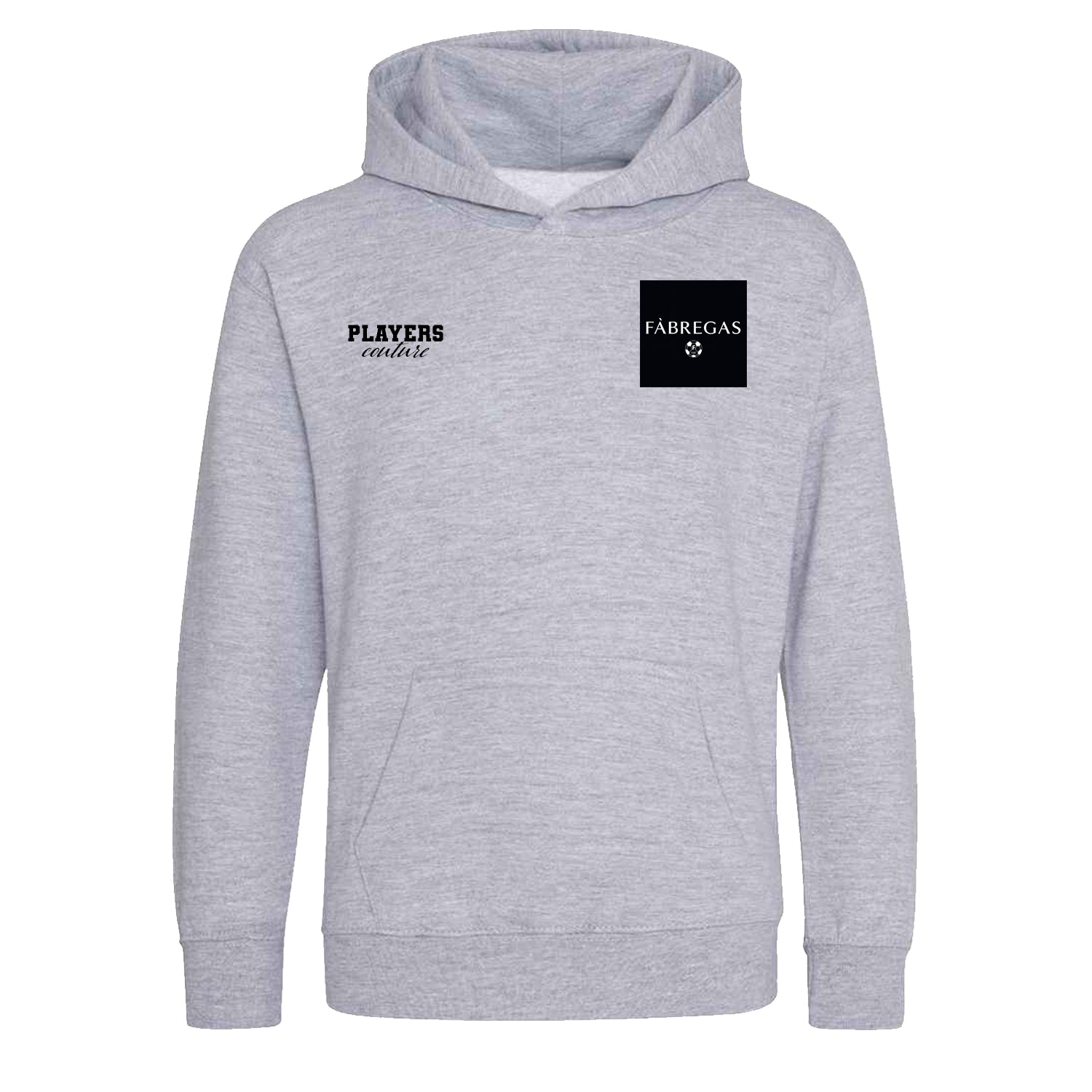 Cesc Fabregas Logo Players Couture Kids Hoodie Gray
