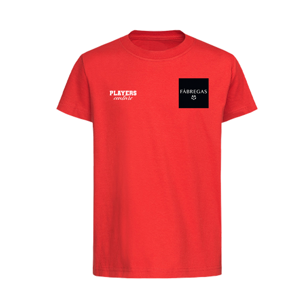 Cesc Fabregas Logo Players Couture Kids T-Shirt Red
