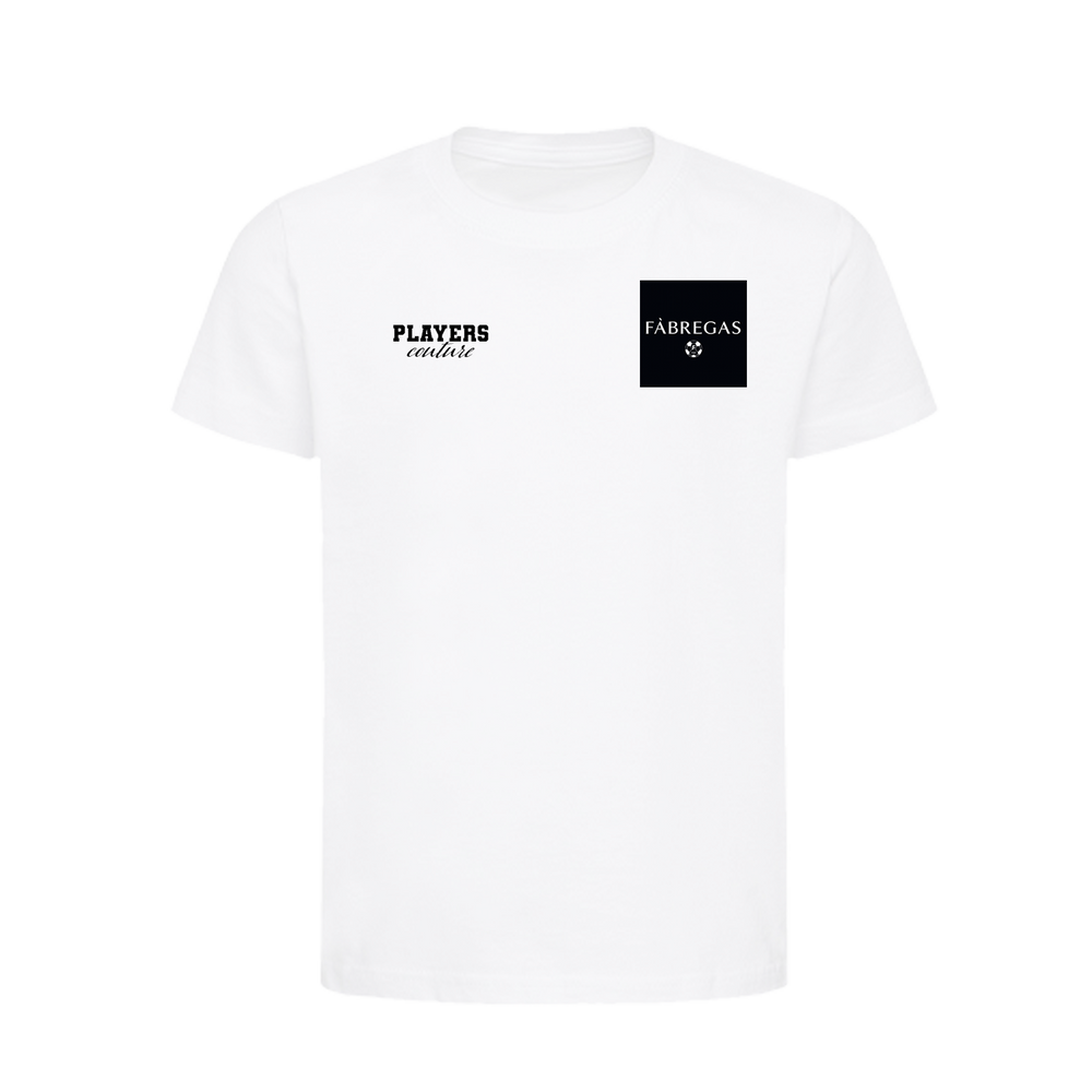 Cesc Fabregas Logo Players Couture Kids T-Shirt White