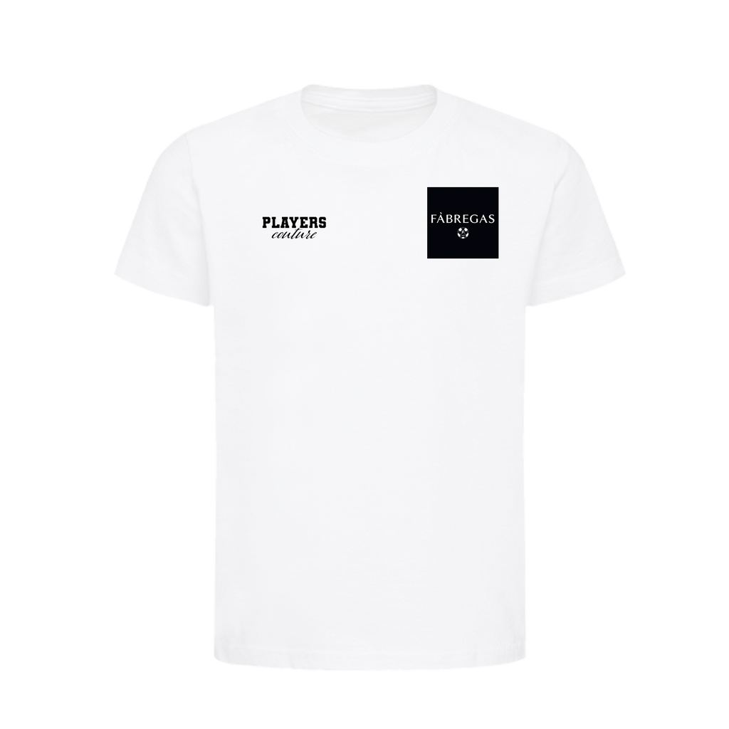 Cesc Fabregas Logo Players Couture Kids T-Shirt White