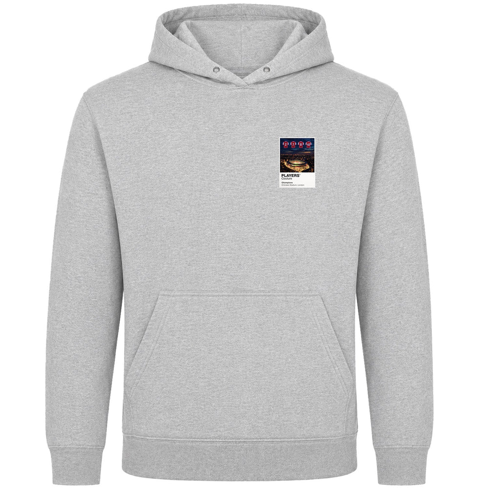 Arsenal 2026 Champions Arsenal Icons in Lights Frame Men's Hoodie in Gray