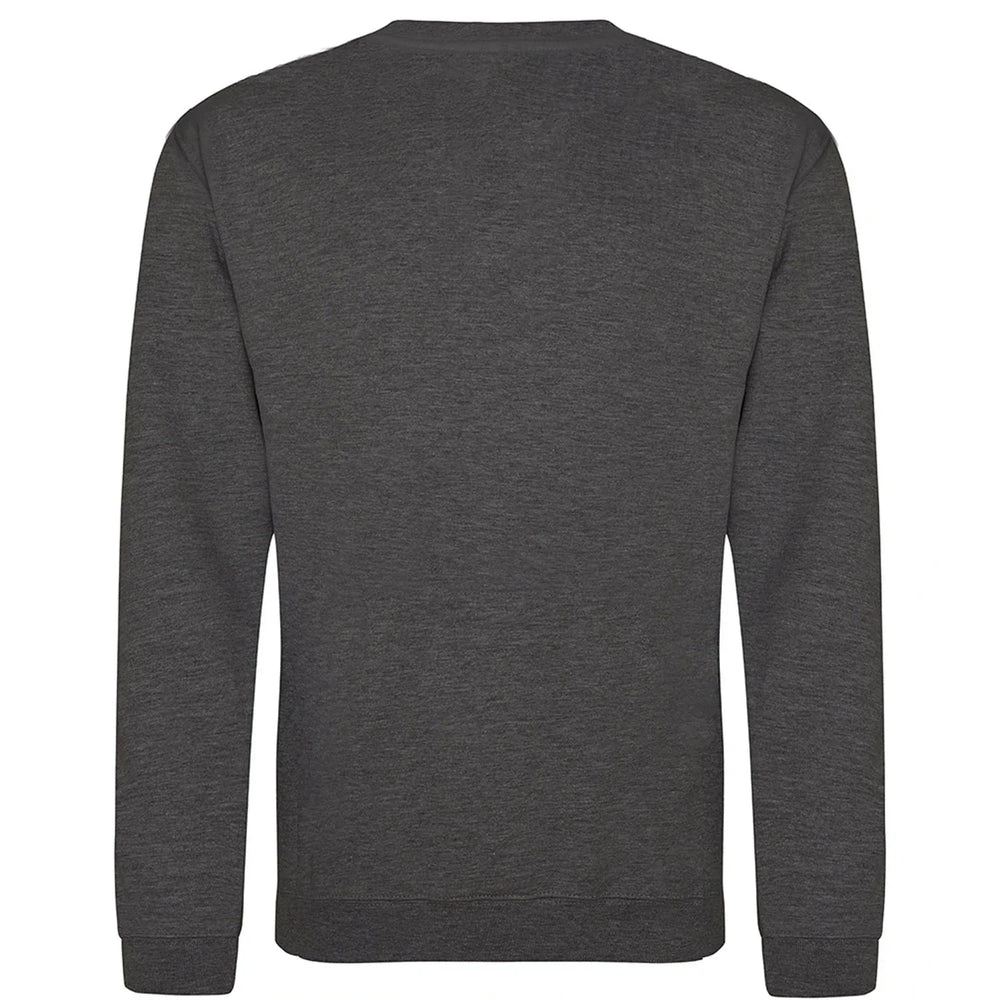 Essentials Collection hoodie – charcoal men's hoodie with white Essentials Collection letters and Players Couture logo on
