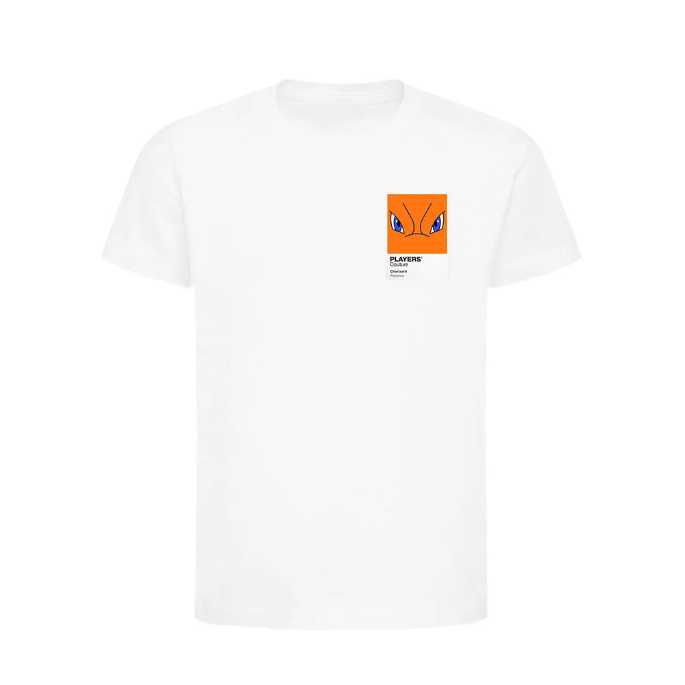 Charizard Colour t-shirt – white men's t-shirt featuring the Charizard Colour Players Couture logo