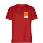 Charizard Colour t-shirt – red men's t-shirt featuring the Charizard Colour Players Couture logo