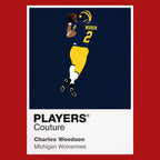 Charles Woodson Michigan Wolverines Football Icon Kapuzenpullover für Herren
