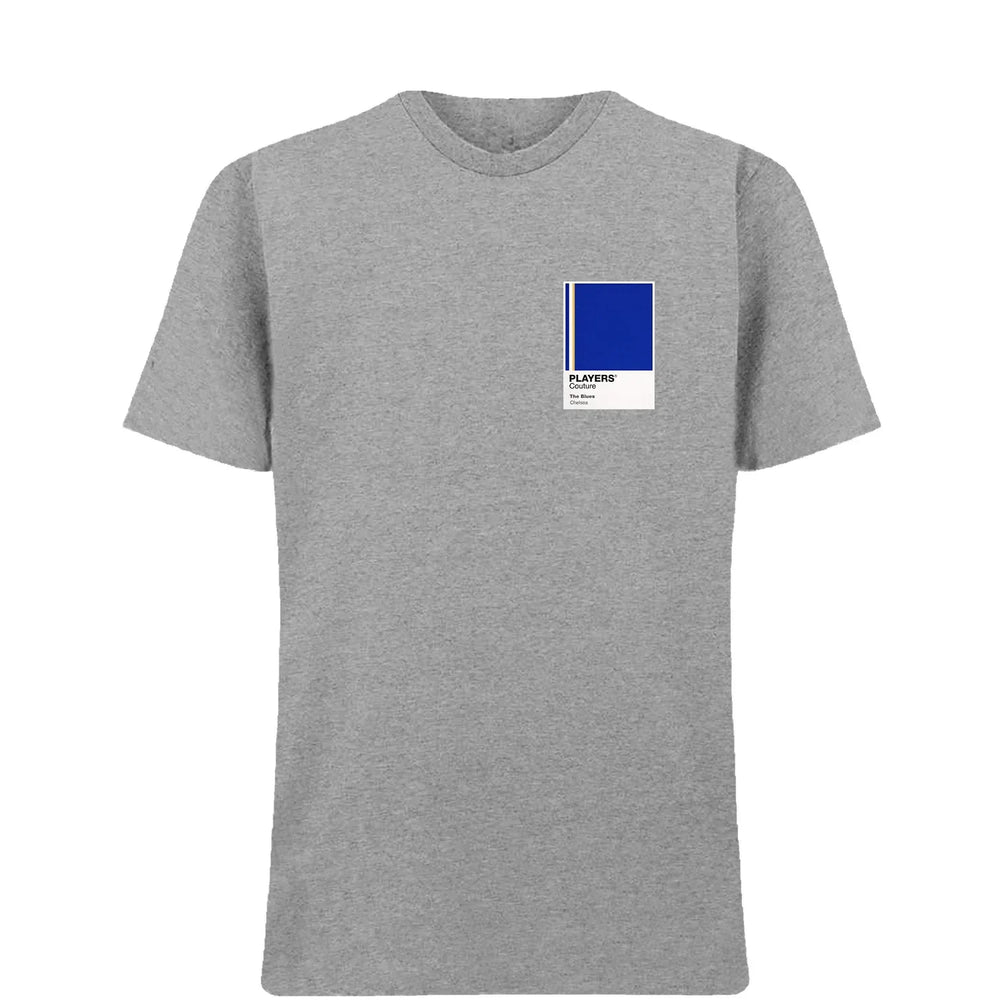 Chelsea t-shirt – grey men's t-shirt featuring the Chelsea Players Couture logo